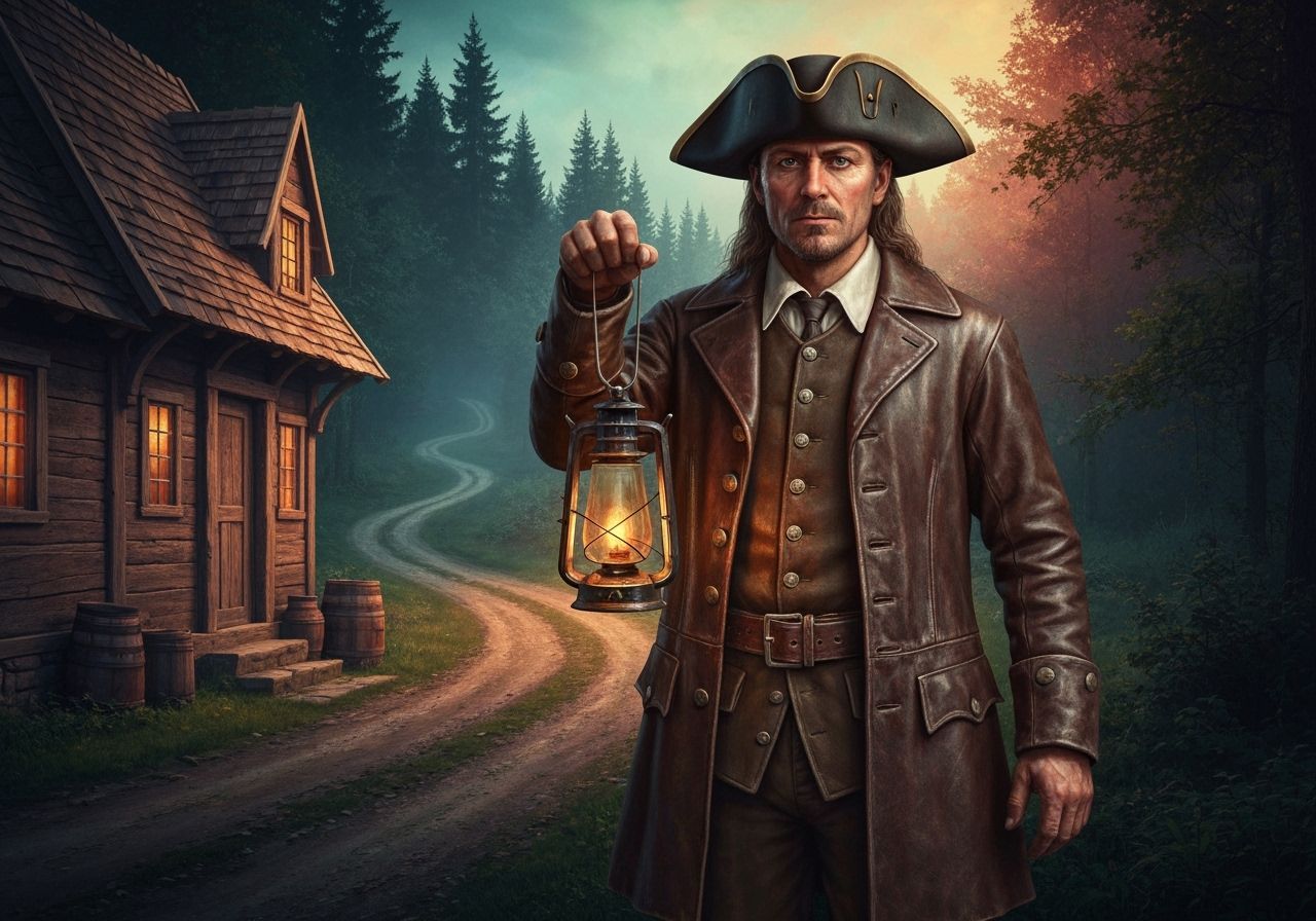 17th Century Innkeeper at Rustic Inn