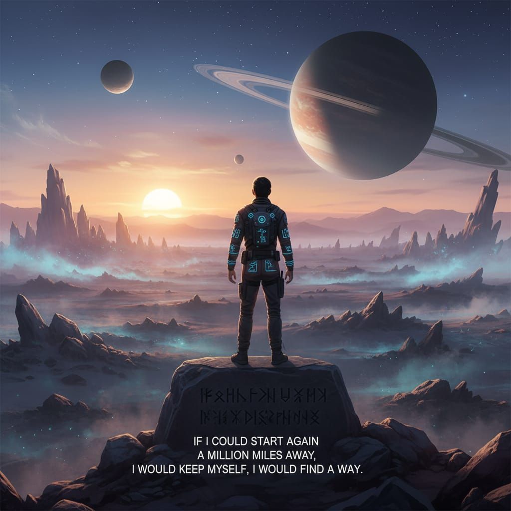 Abstract Million Miles Away