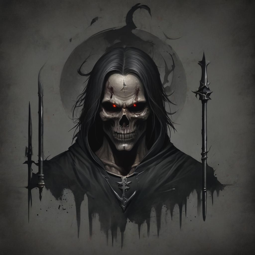 Grimdark Image in Dark Fantasy Style