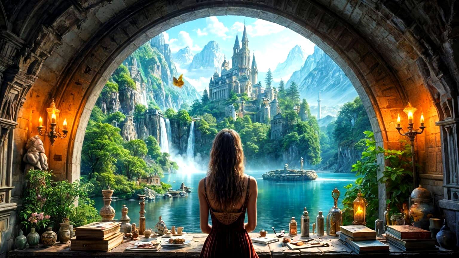 Artist Unlocks New Worlds on Canvas