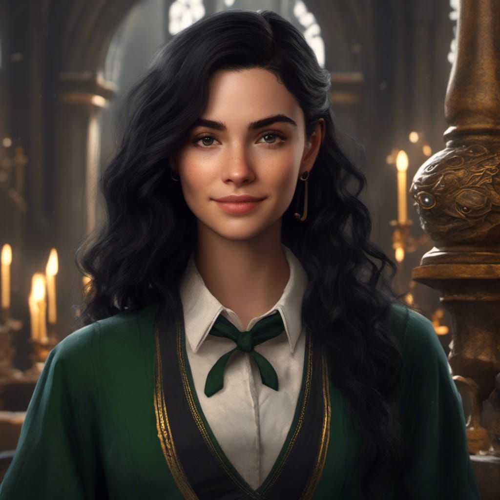 Hyperreal Slytherin Student from House of Black