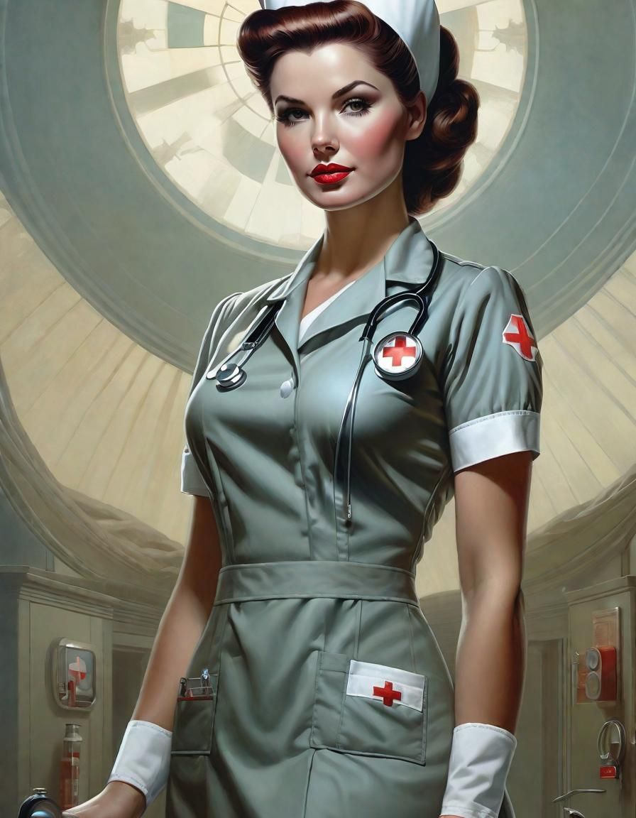 Nurse Betty at your service by Per.