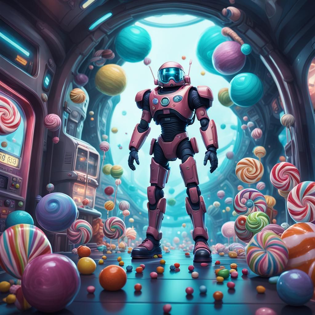 Candy Art Sci-Fi Scene: I Have No Mouth