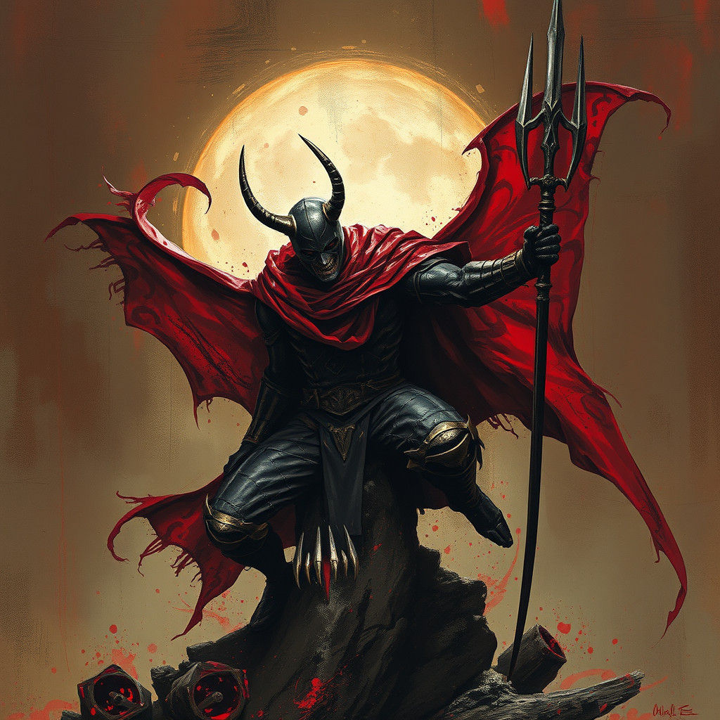 Sinister Medieval Daredevil Art