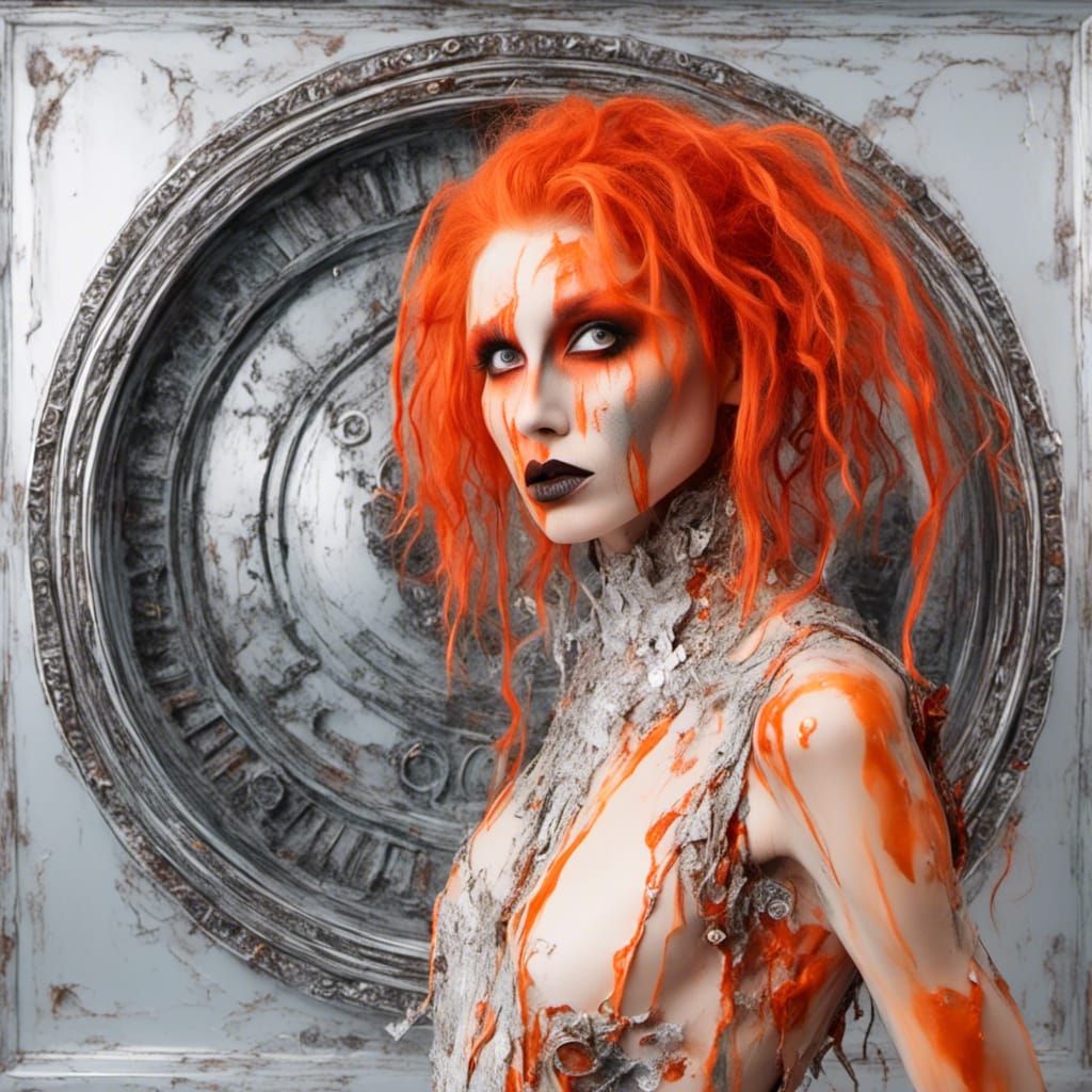 Stylized Fifth Element as Digital Art