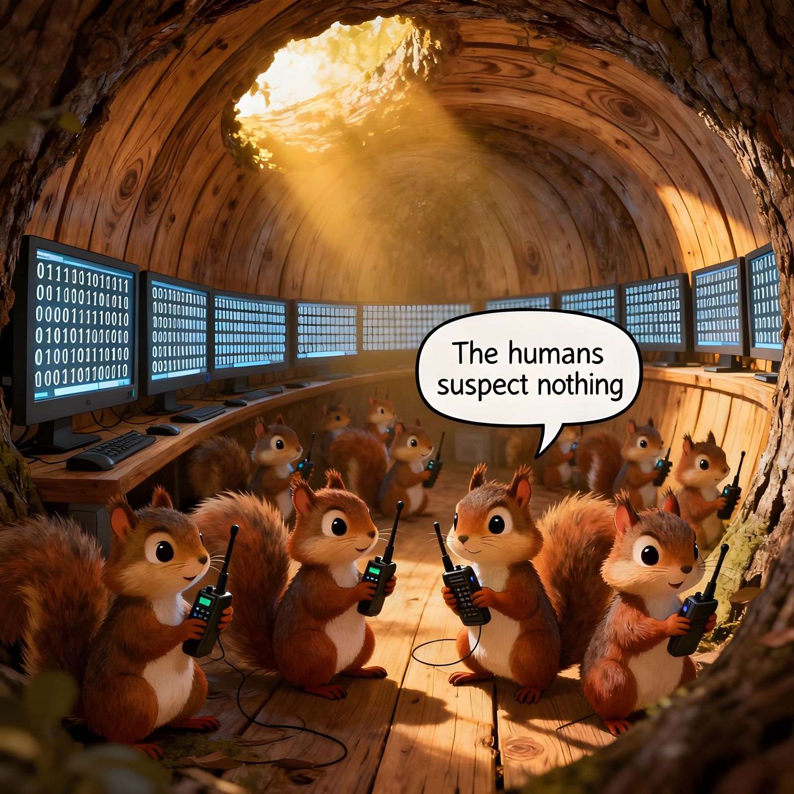 What Squirrels Don't Want Us to See