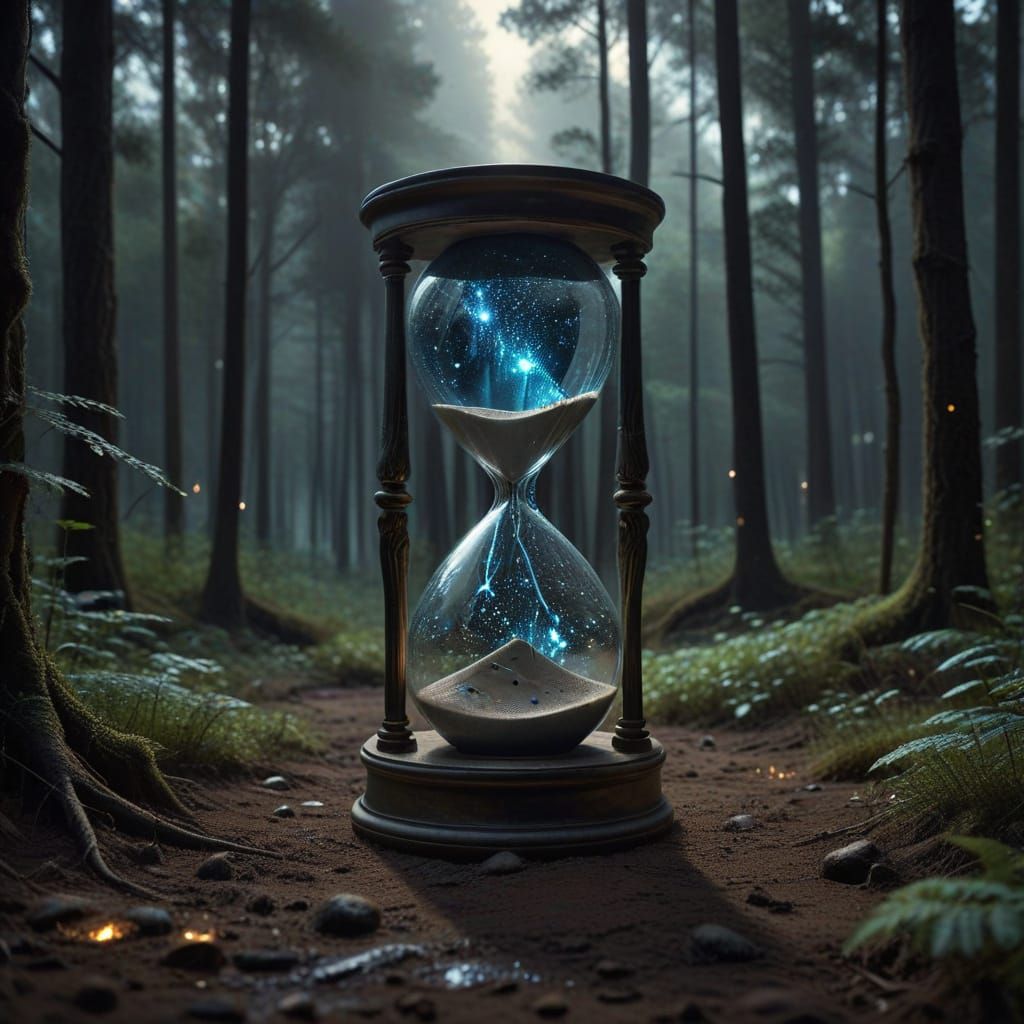 Galactic Hourglass in Dark Forest
