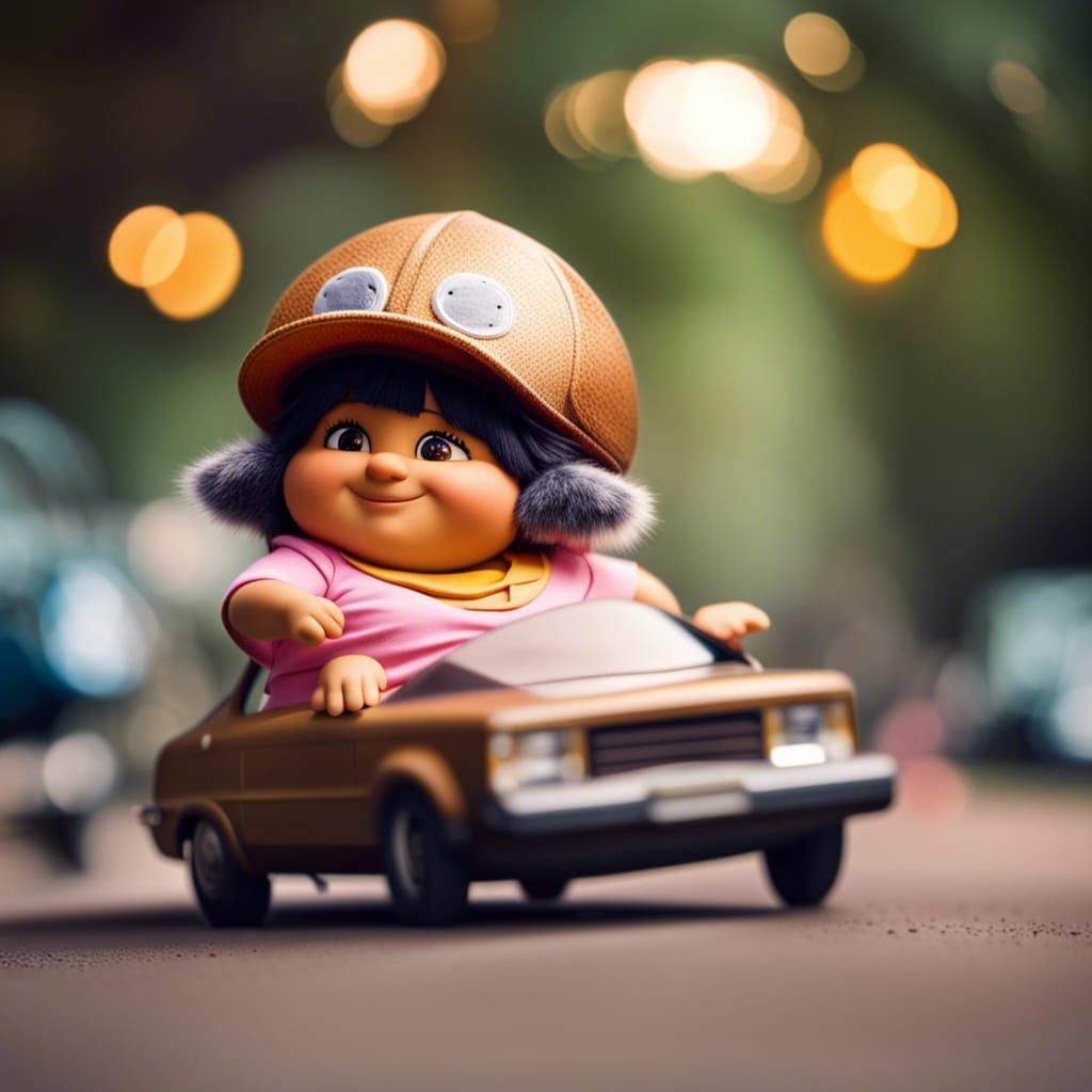 Dora the Explorer Flies Over Car Crash