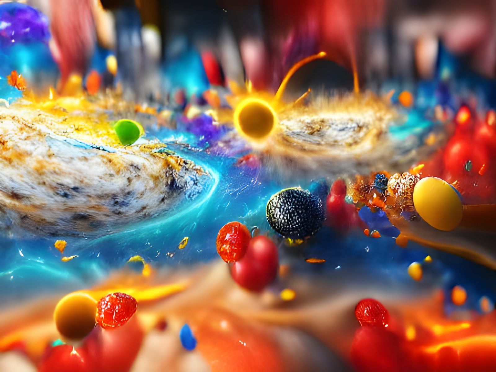 Big Bang: Expanding Universe in Vivid Colors