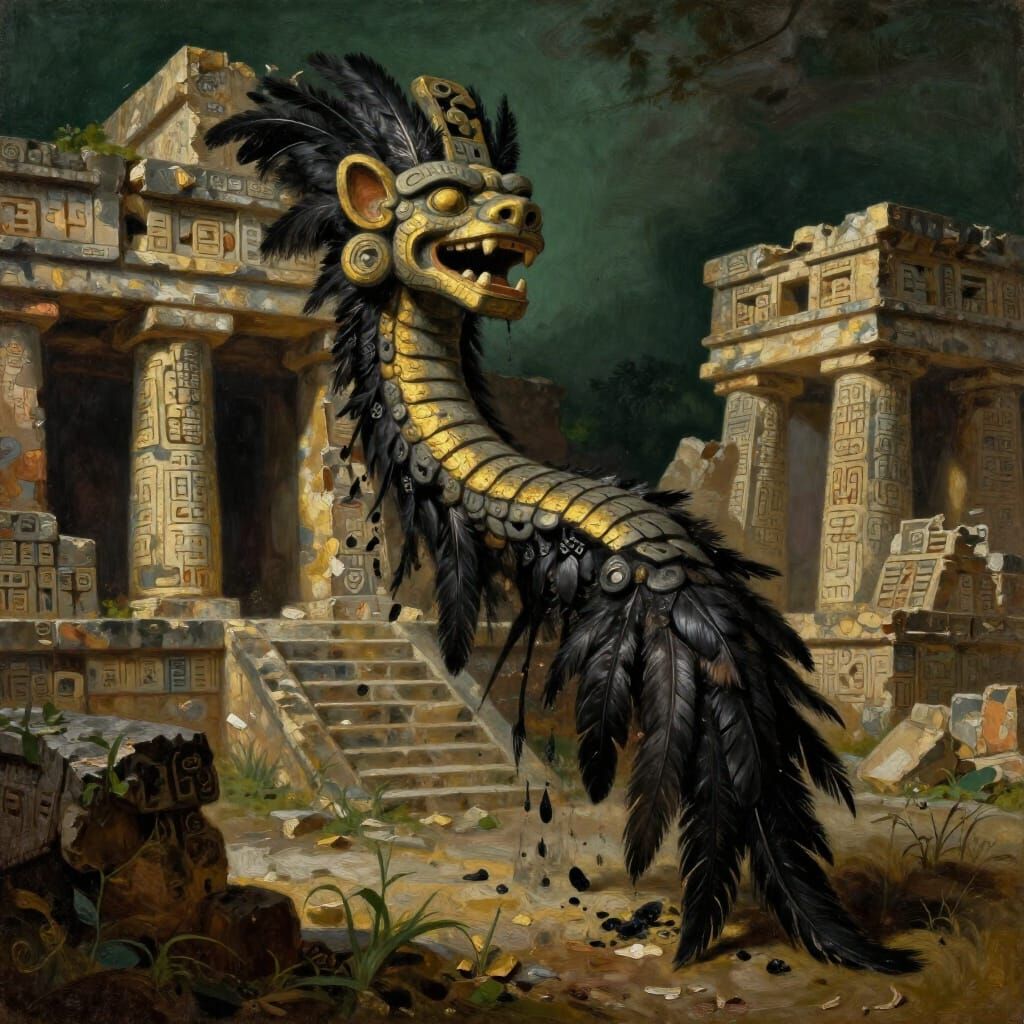 Quetzalcoatl's Ruin: Fragmented Serpent in Mesoamerican Temp...