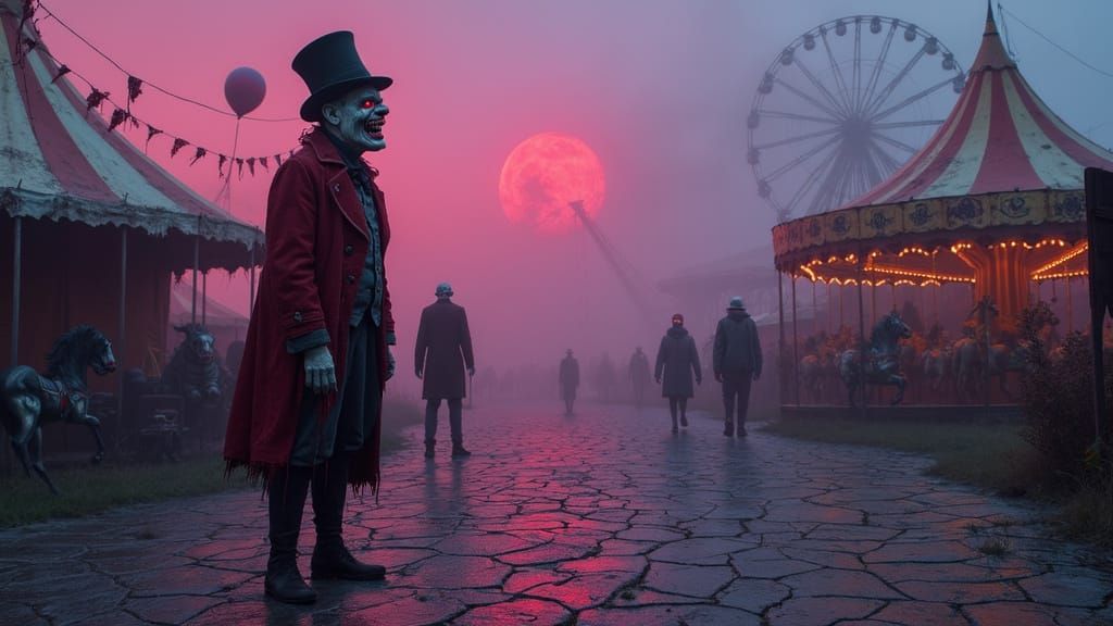 Circus Scene - Creepy & Frightening