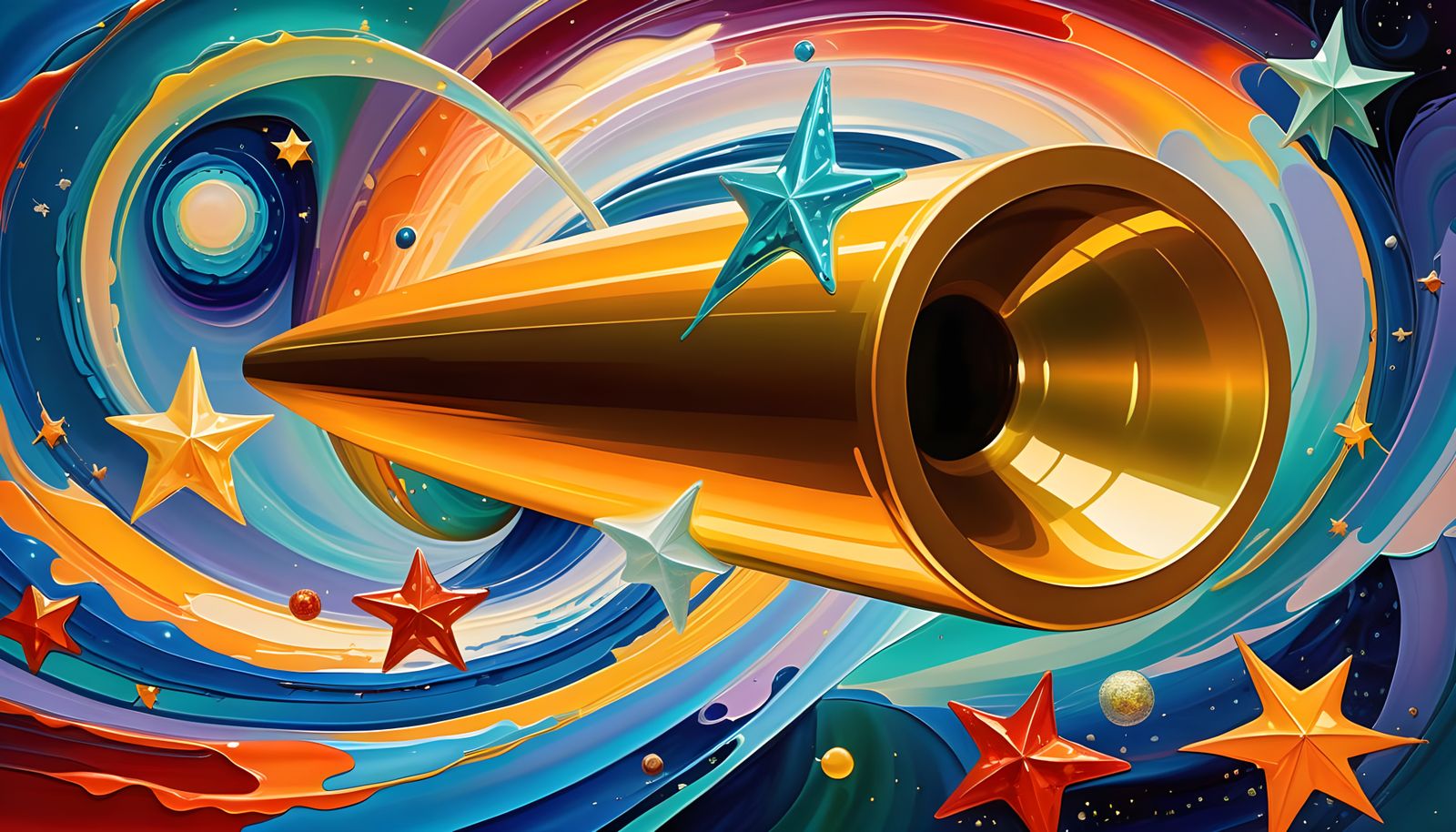 Resplendent Mirror Cylinder in Cosmic Vortex