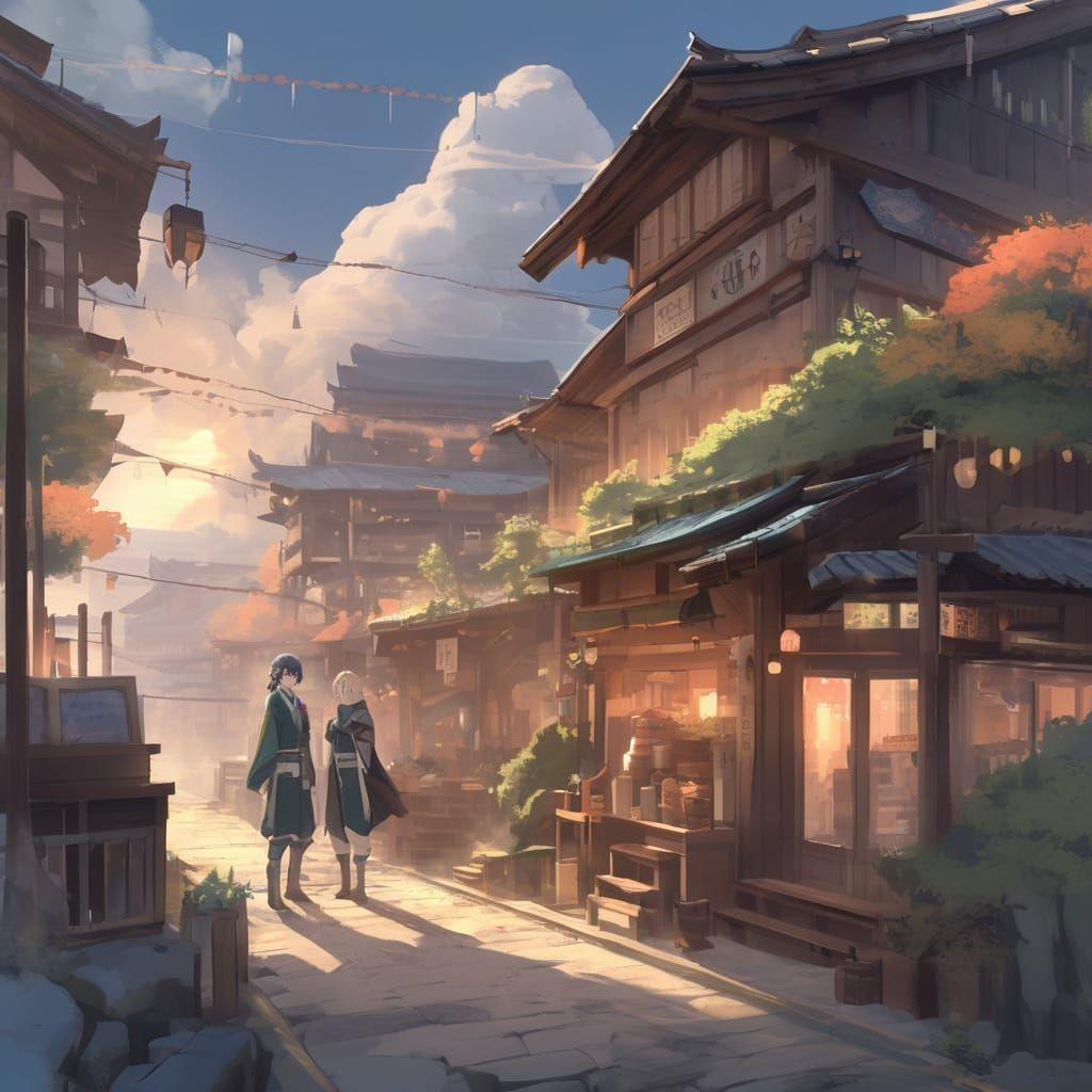 Ethereal Woodland Scene in Muted Blue Skies