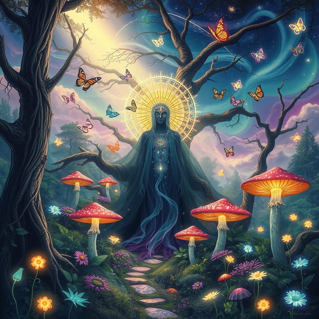 Mystical Realm Unveiled in Vibrant Colors