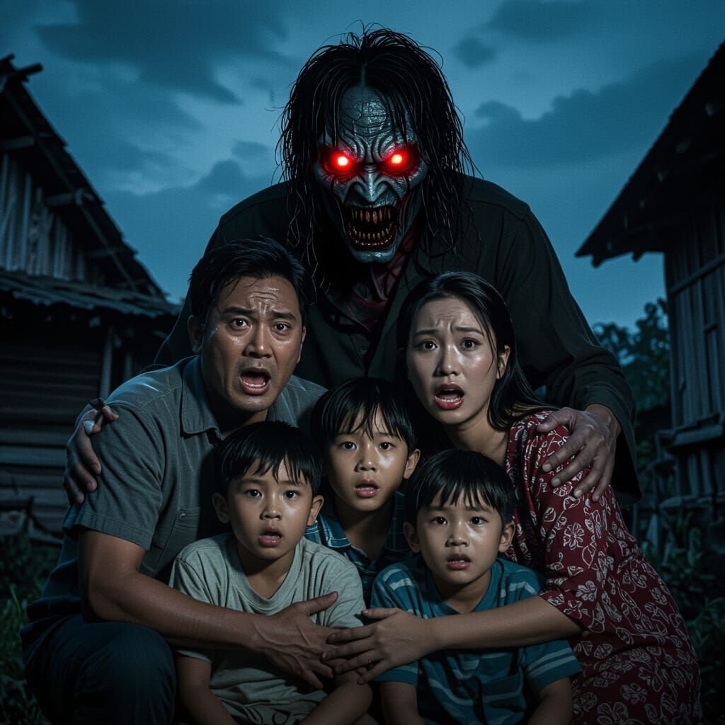 Terrified Indonesian Family Confronts Demonic Horror