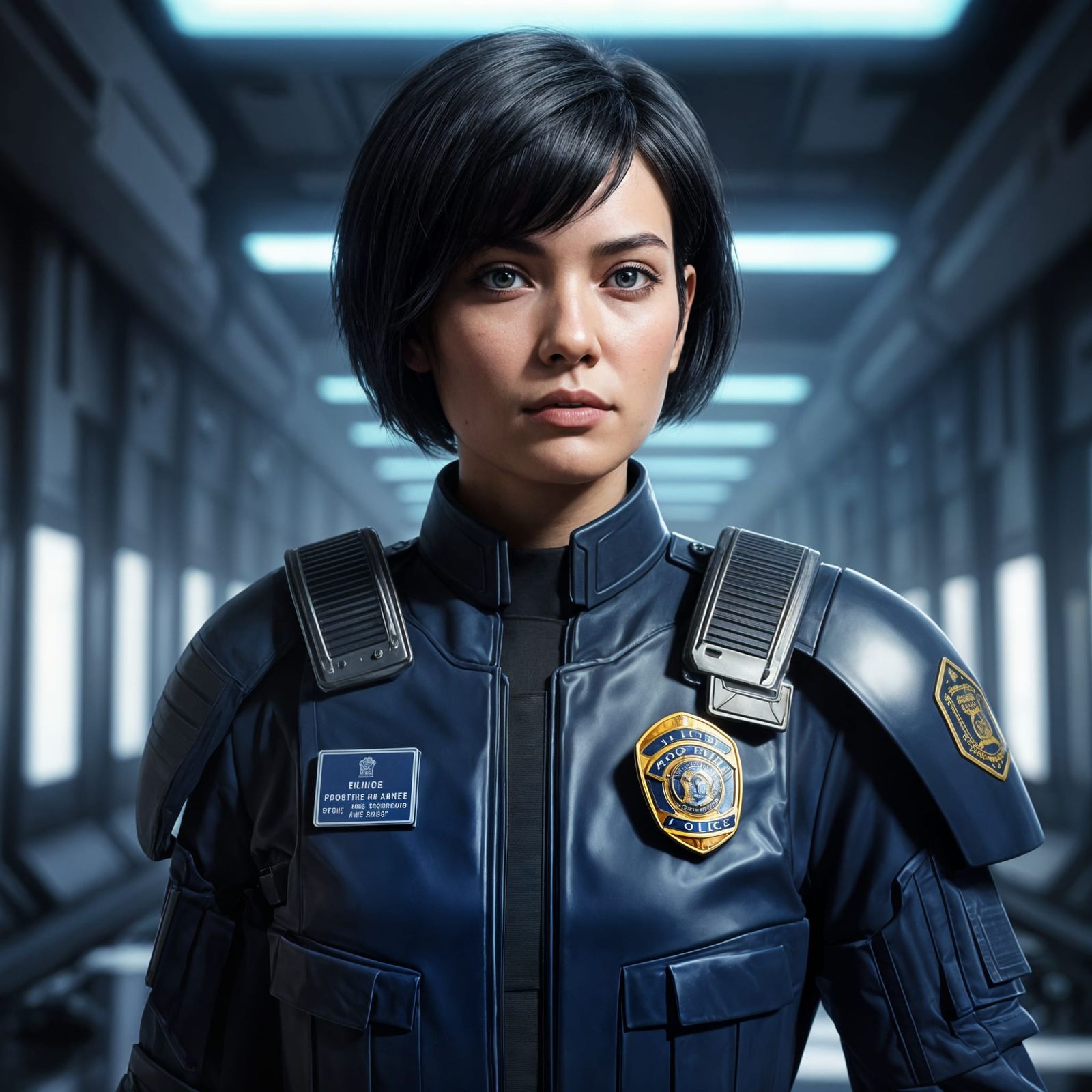 Scifi police officer...