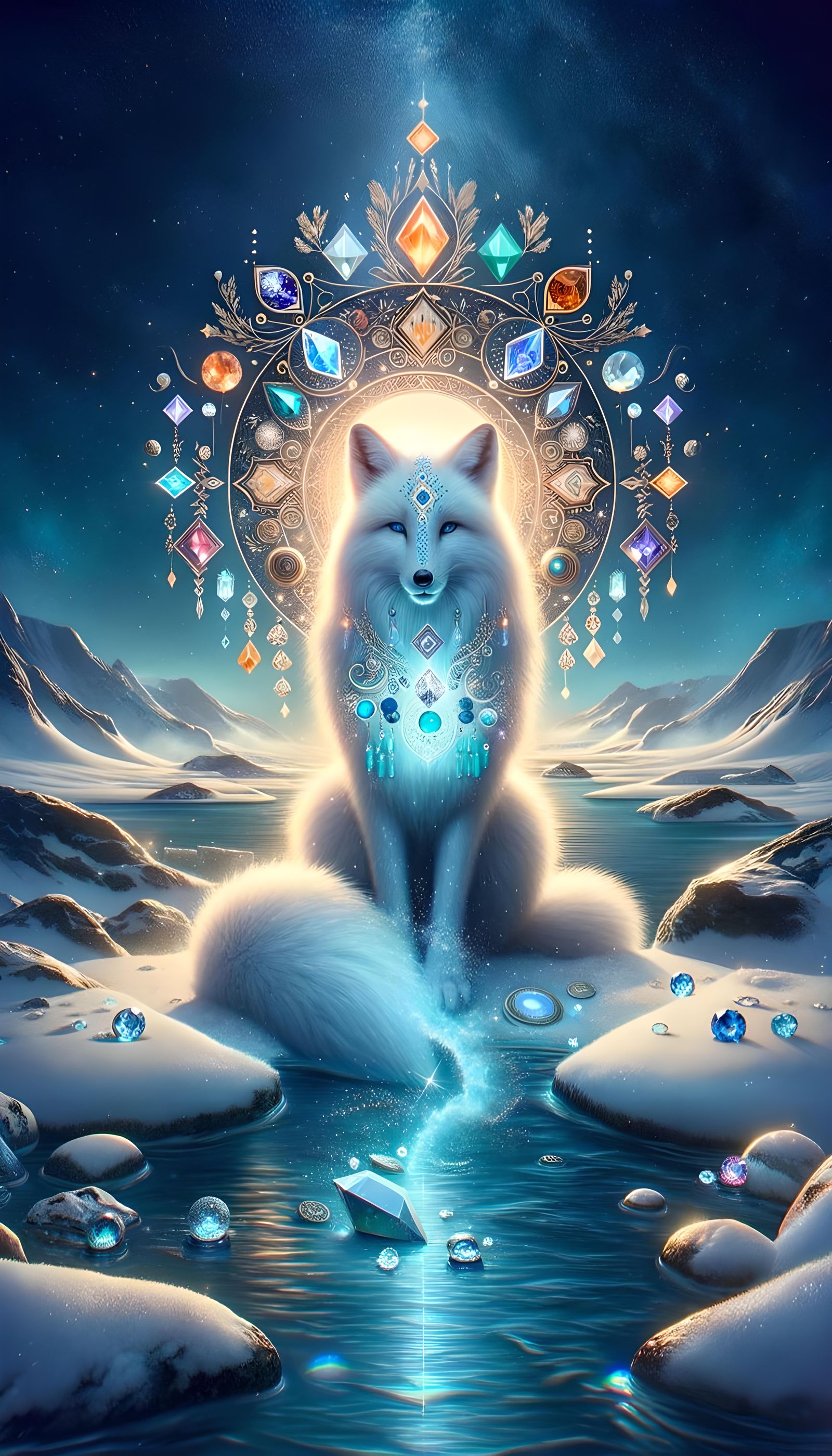 Magic arctic fox