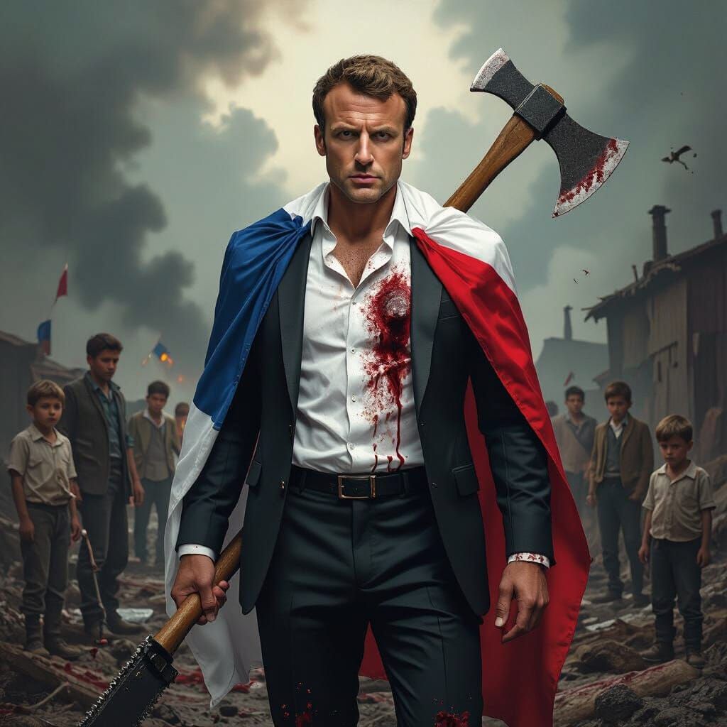 Controversial Political Image in Apocalyptic Style