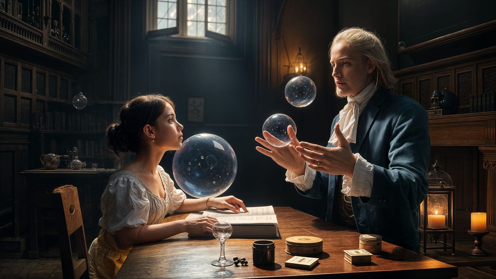 17th Century Girl Teaches Isaac Newton about Planetary Gravi...