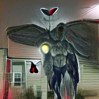 Mothman Digital Rendering