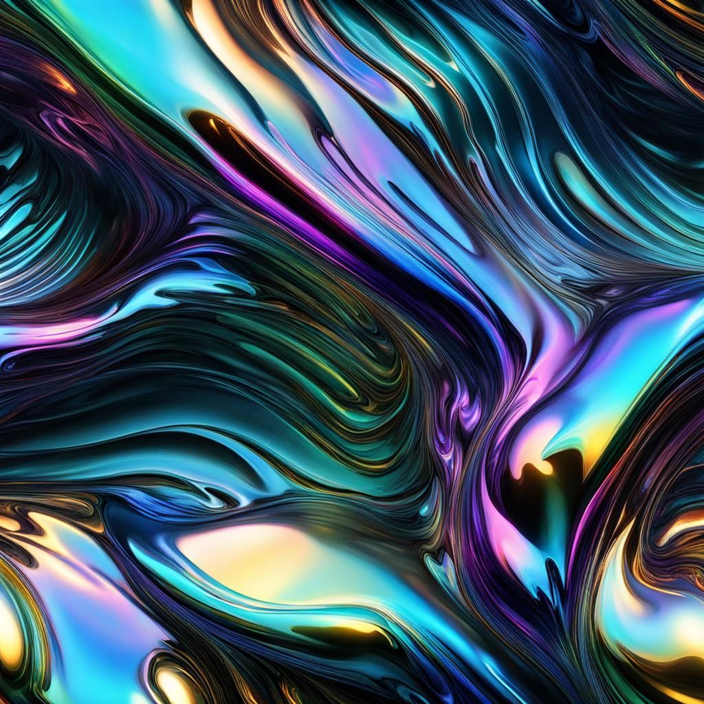 Opalescent Liquid Metal Elemental in Vivid Colors