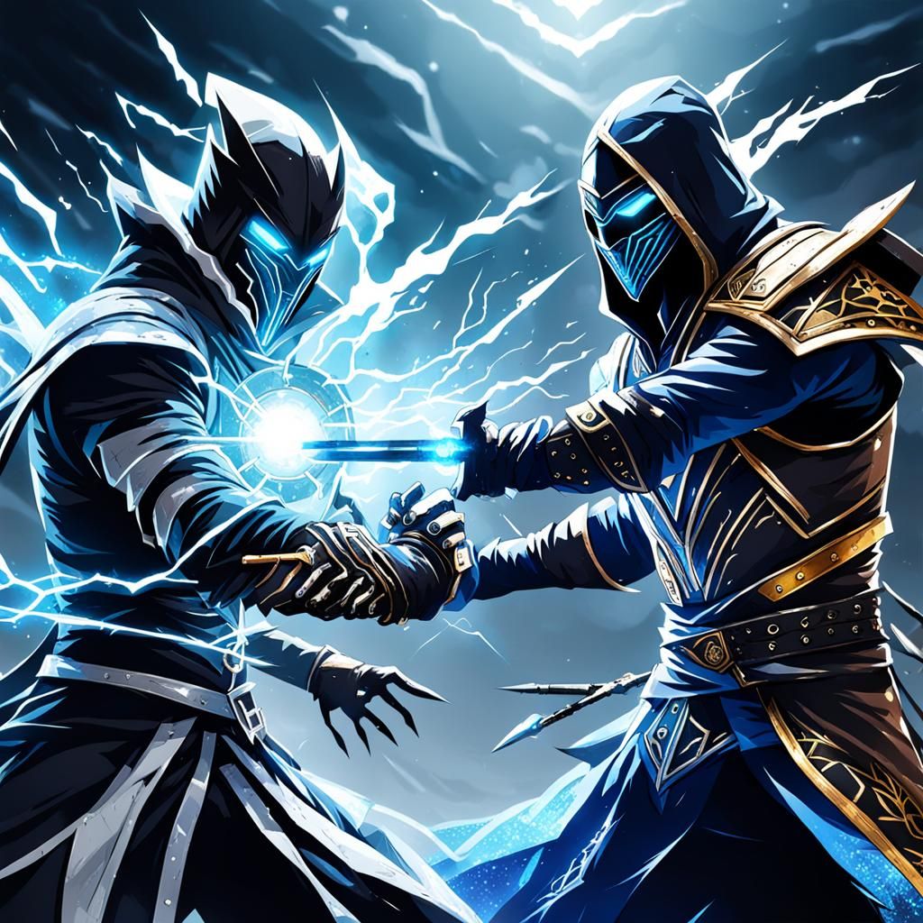 Electric vs Ice Shadow Assassin Duel