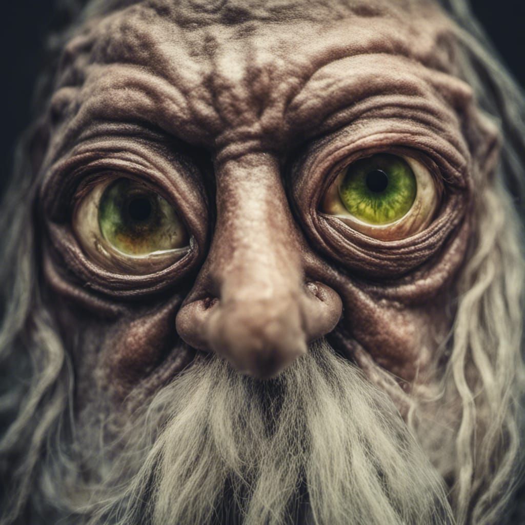 Icthyoid Creature Portrait with the Innsmouth Look