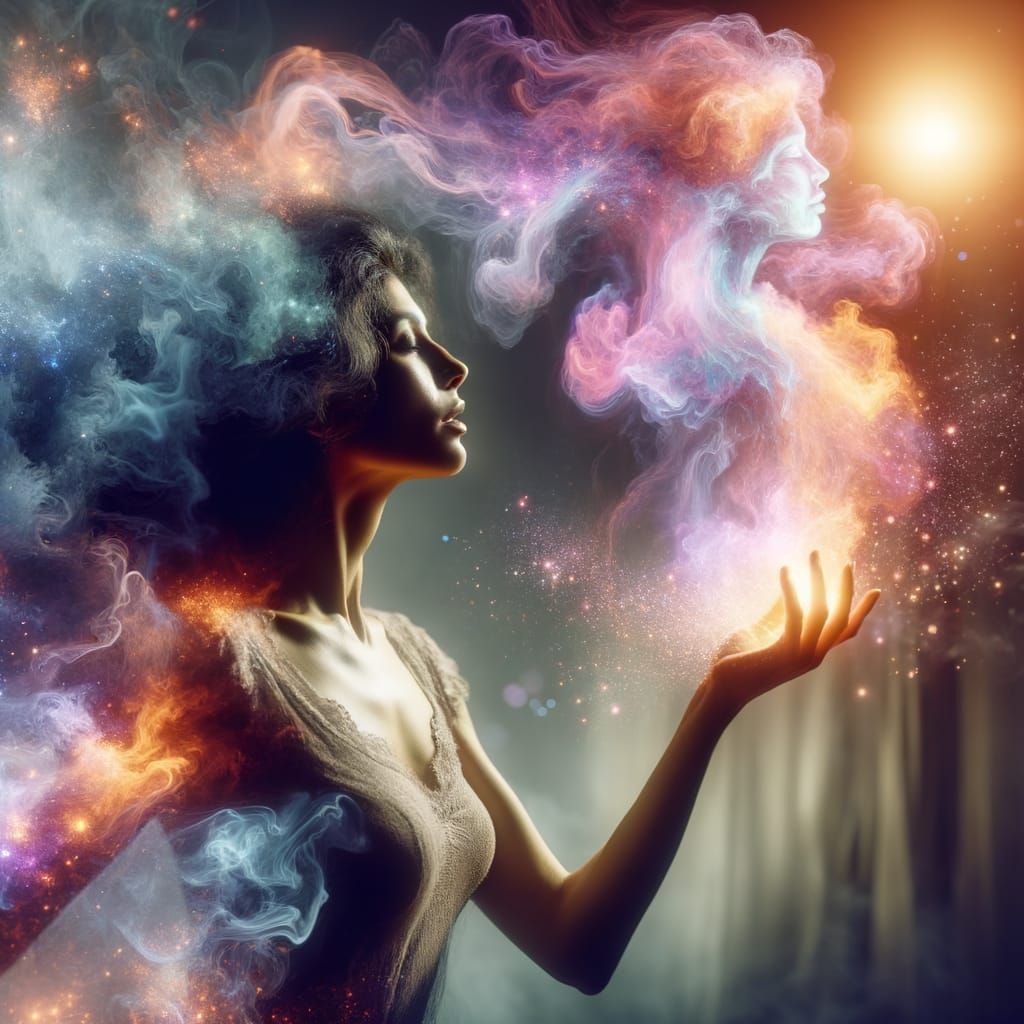 Surreal Spirit Animal Transforms in Ethereal Dreamlike Beaut...
