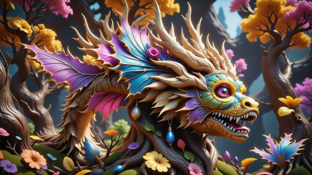 Ethereal Dark Romance Fantasy Masterpiece with Baroque Gothi...