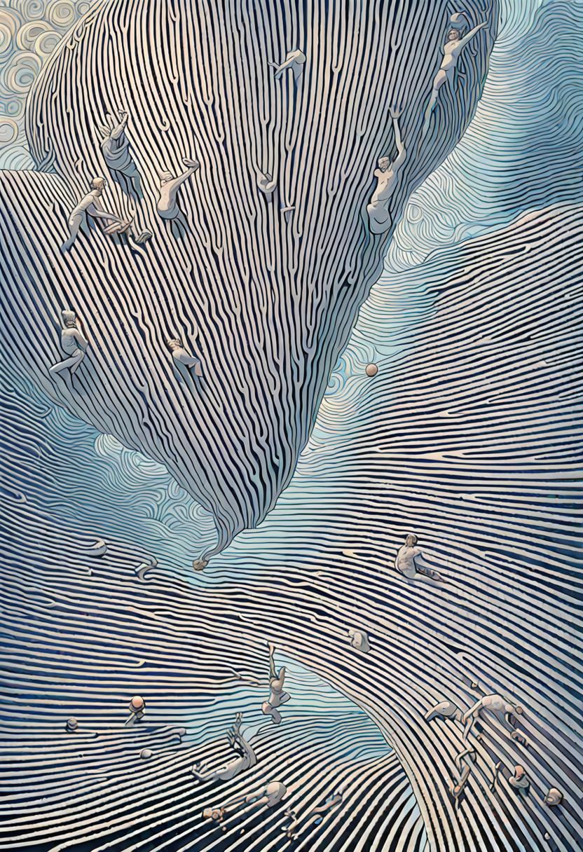 Bizarre Futuristic City with Radical Creatures