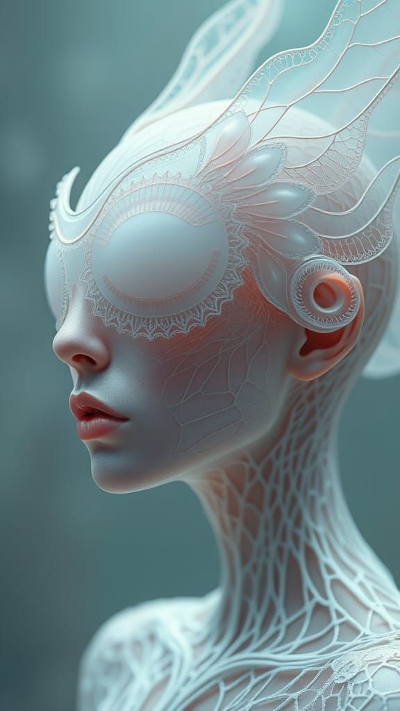 Ethereal Future Hybrid with Aquatic Fins