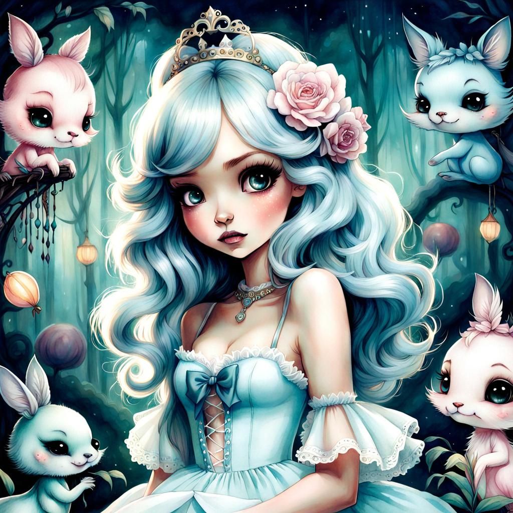 Lively Manga-Style Background with Dynamic Elements