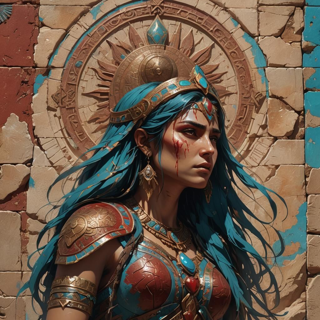 Ishtar Wailing: Fantasy Matte Painting Concept Art