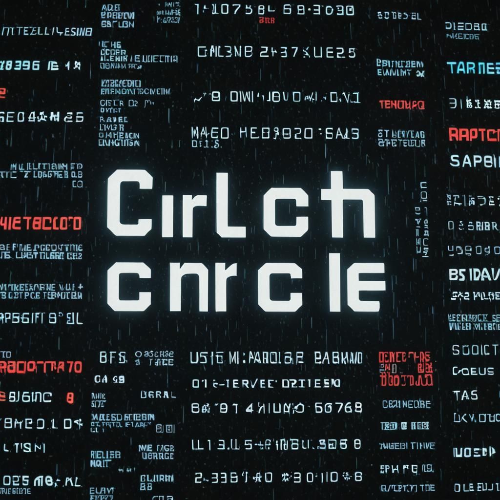 Glitch Core Helvetica Font in Space