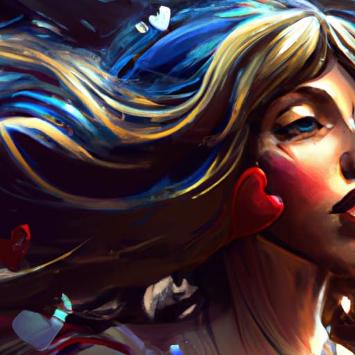 Love Lost Portrait in Hyperdetailed Style