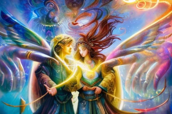 Magical Runes Seal Hyperdetailed Fantasy Portal