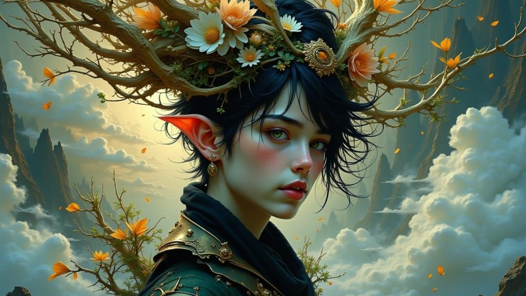 Morpheus, God of Dreams, in Ethereal Concept Art