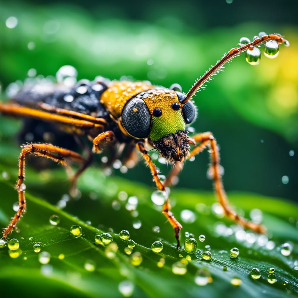 Vibrant Insect Macro Photography in Stunning Natural Light