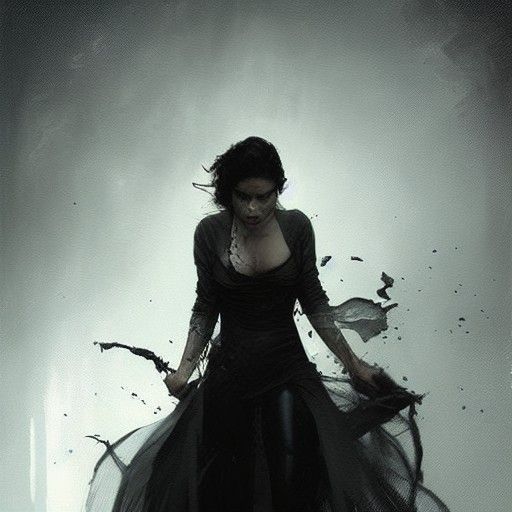 Sinister Dark Fantasy Portrait