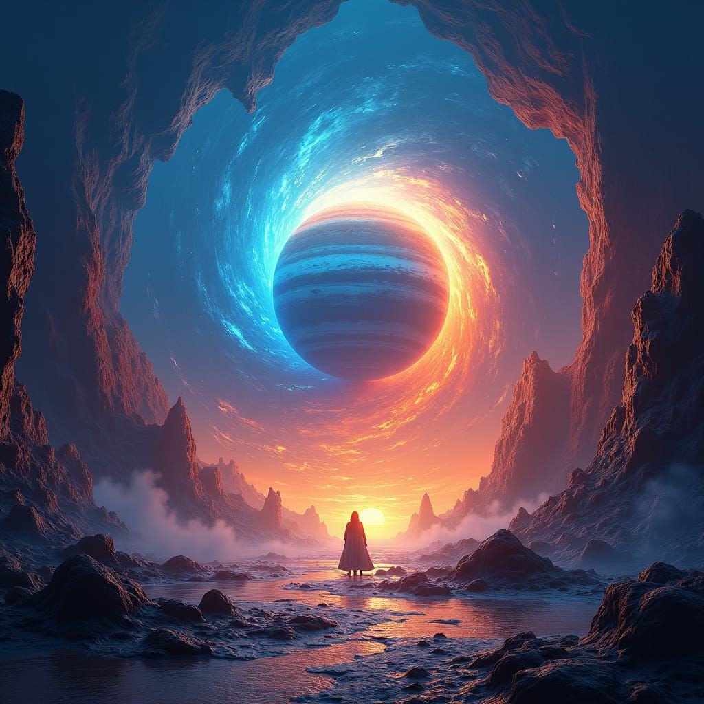 Mystical Jupiter Ritual in a Swirling Vortex