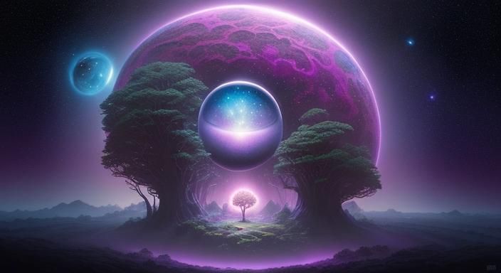 a little planet similar to earth inhabited by cute little pi...