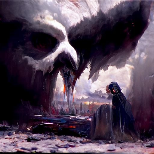 Sinister Fallen Kingdom by Rutkowski Style