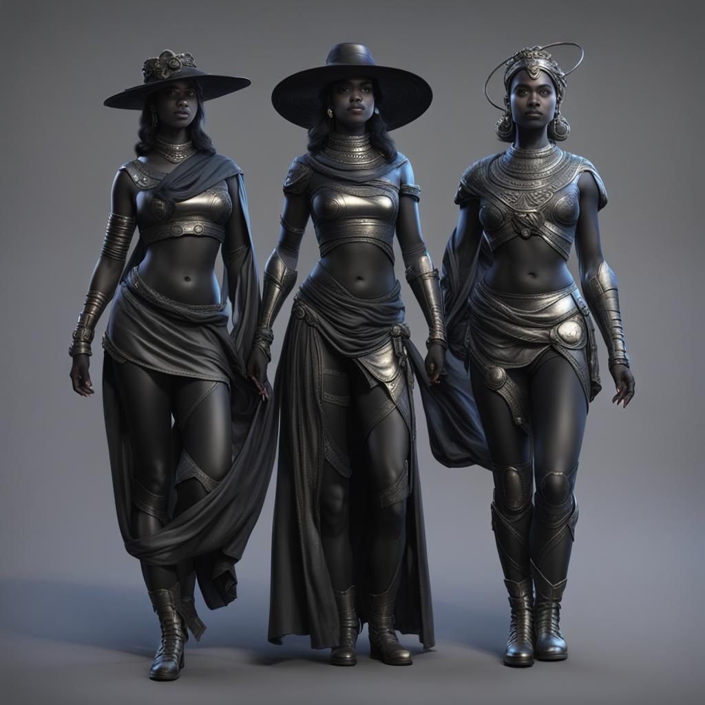 Orion's Belt: Three Women as Celestial Bodies