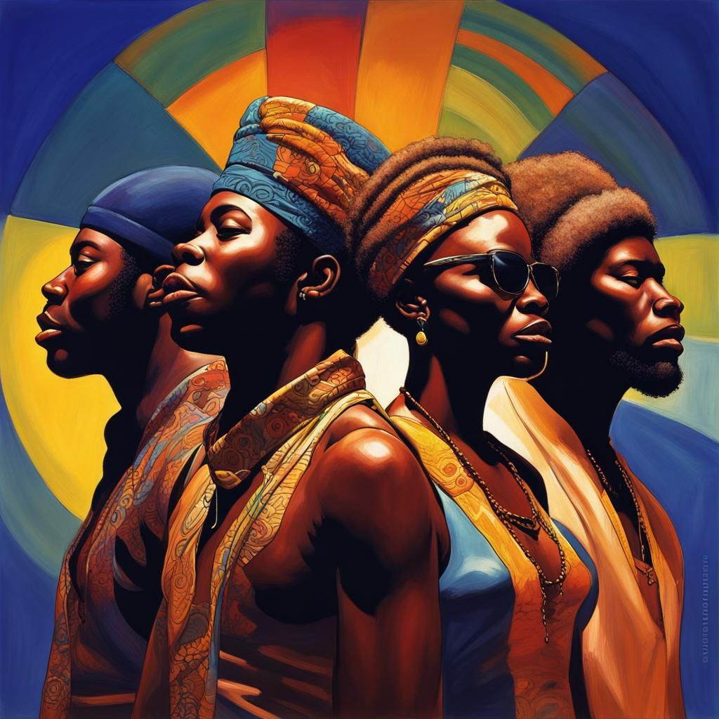 African Funk Band Concert in the 1970s