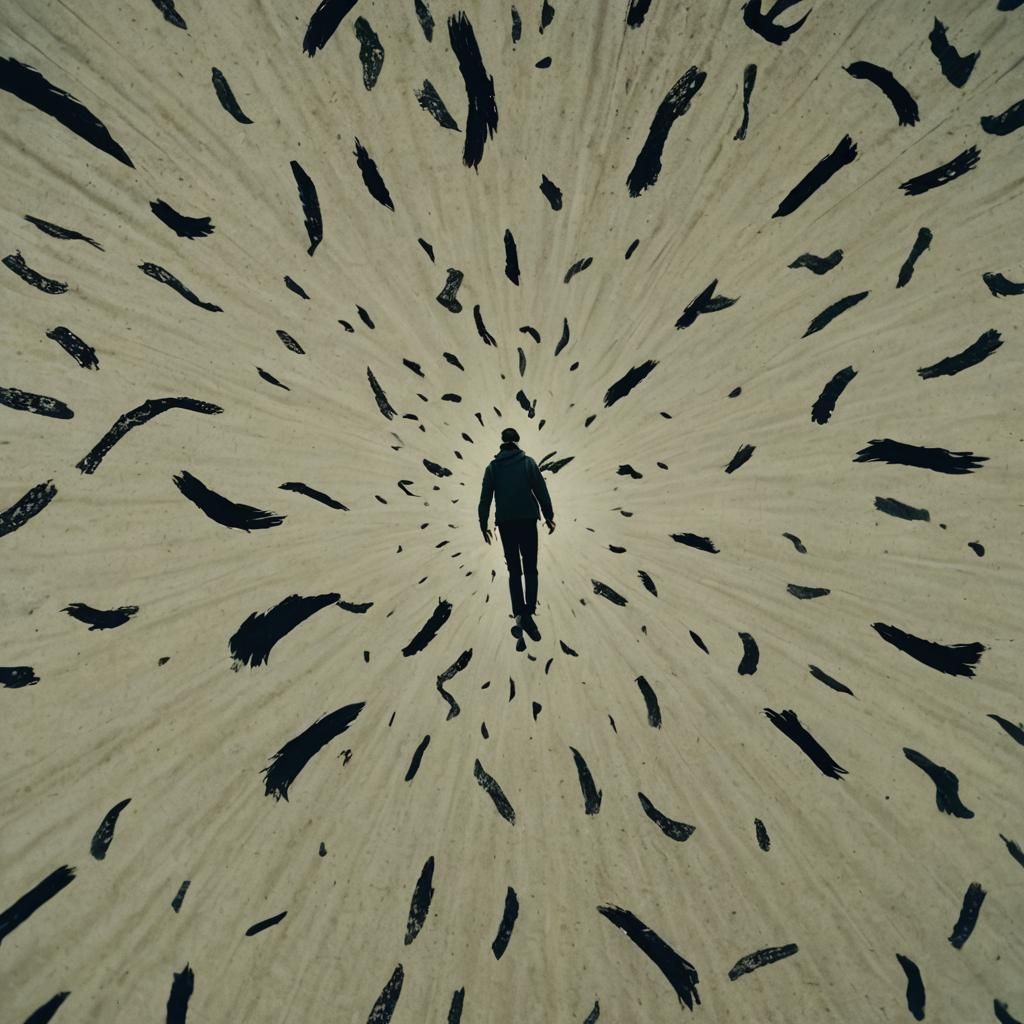 Mind-Bending Optical Illusions: Cinematic Film Still