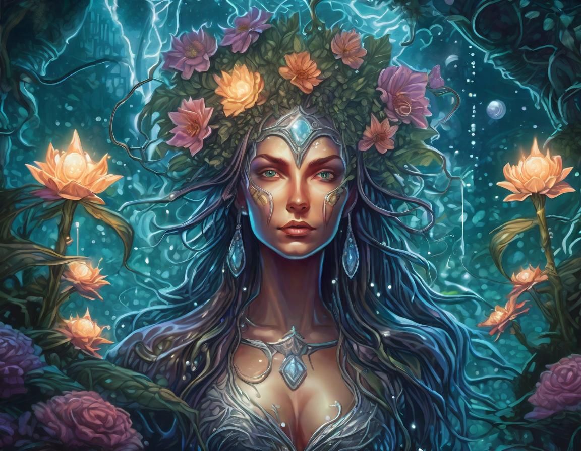 Magical Plant Sorceress