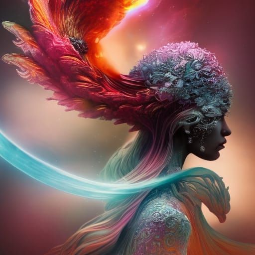 Wrathful Woman: Rococo Filigree and Retro-Futurism