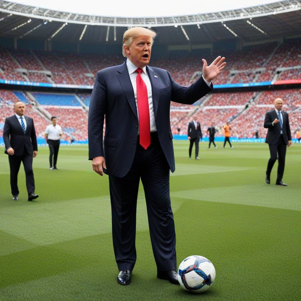 US President Donald Trump says the tariffs between the United States and its World Cup co-hosts Canada will make the gam...