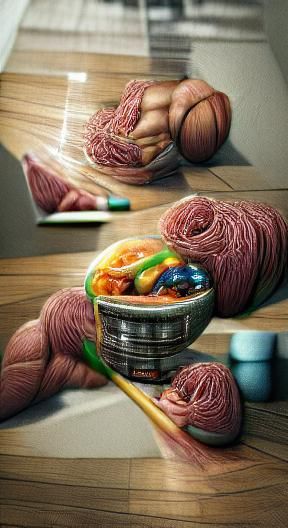Hyperrealistic Yarn Concept Art