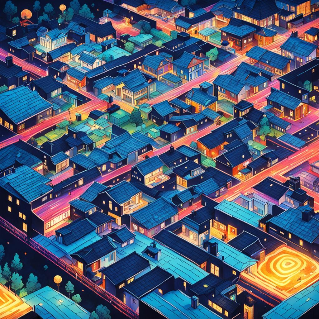 Dreamlike Journey Home: An AI Interpretation